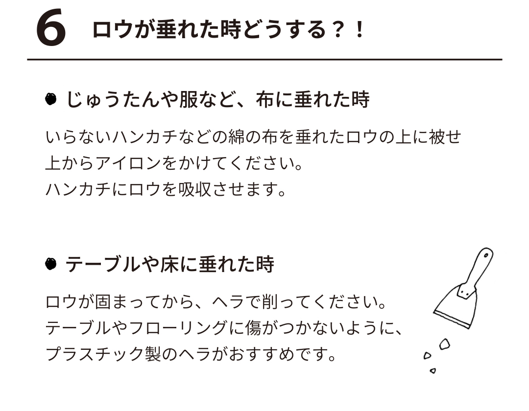 キャンドルの育て方